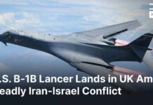 BREAKING NEWS: U.S. B‑1B Lancer Lands at RAF Fairford Amid Rising Middle East Conflict | AH1N