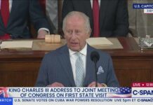 King Urges Congress: Reject Isolationism, Embrace Allies