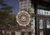 FBI seal displayed on the exterior of a government building