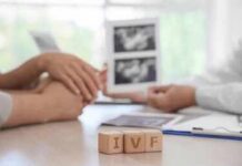 Baby Swap Panic Exposes Broken System Couple consults doctor with ultrasound images and IVF blocks on desk