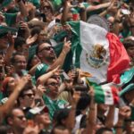 Mexico fans gather at foot of Angel of Independence after World Cup win