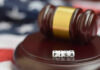 Trump Demands SAVE Act For FISA Judge’s gavel on a sound block with letter cubes spelling FISA