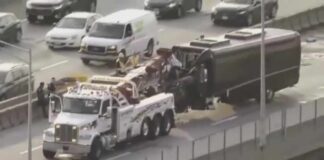 Coach bus in deadly Long Island Expressway crash was taking airline crew to hotel