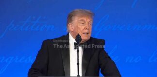Trump alludes to third term at rescheduled White House correspondents' dinner