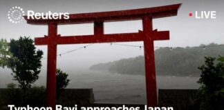 Typhoon Bavi Landfall in Japan | Storm Surge, Huge Waves, Powerful Wind | Live Chase Archive