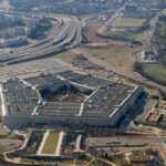 Pentagon HALTS Costly Cyber Crackdown The Pentagon aerial view with surrounding highways and parking lots