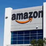 Tech Giant Drawn Into Middle East Conflict Amazon logo on a modern building facade