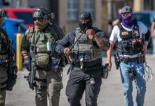 Fatal ICE Stops Spark Nationwide Pause U.S. Customs and Border Protection officers near a border fence