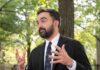 Diplomatic Meltdown Brewing in Manhattan Man in a suit gesturing while speaking outdoors