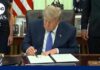 Trump signs executive order changing childhood vaccine schedule