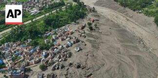 Rescue operations in Nepal after avalanche triggers deadly flash floods