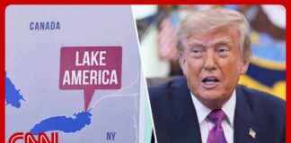 Trump renames Lake Ontario to 'Lake America'