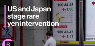 Japan, US jointly buy the yen in first coordinated currency intervention in 15 years