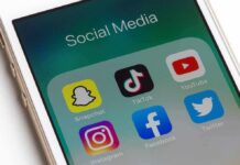 Night Ban Hits Instagram, Facebook Smartphone screen showing social media app icons