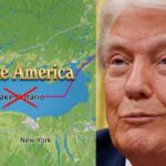 BREAKING: President Trump Posts Map With 'Lake America' Instead Of Lake Ontario As Trade War Ignites