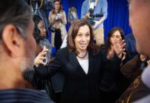 Life-Or-Death Gamble In Michigan Kamala Harris speaks to a crowd as Maya Harris stands nearby