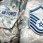 Air Force Major Hit With 128 Counts U.S. Air Force uniform with rank chevron patch