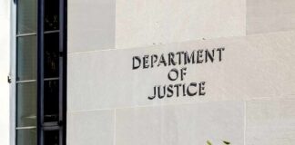Department of Justice building exterior wall