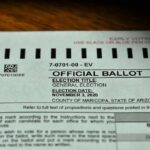 Voter Confusion Bomb Lands In Alaska Official ballot form with barcode and election details